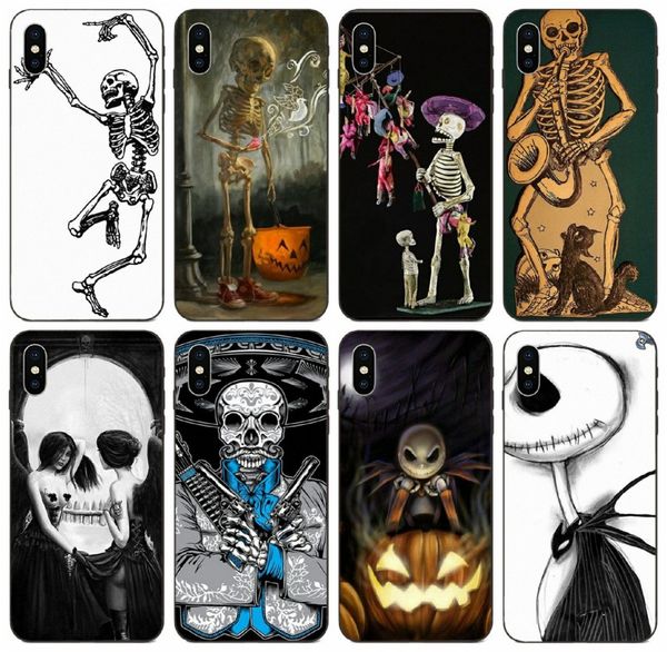 

[tongtrade] the halloween bone daddy skull case for iphone 11 pro x xs max xr 8s 8 7s 7 6 samsung note 5 8 9 huawei p10 sony z3 compact case