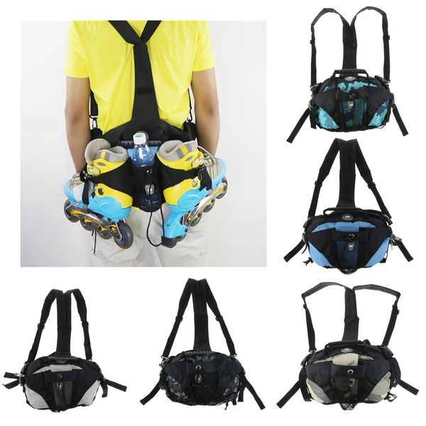 

quad skate roller bag backpack skatepack skates carrying shoulder waist bag