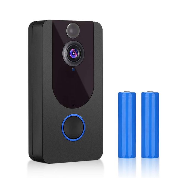 V7 Wifi Smart Video Doorbell Wireless Door Bell 1080p Hd Wireless