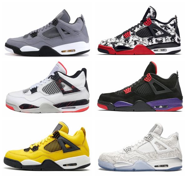 

tattoo 4 singles day 4s mens women raptors basketball shoes grey bred 4s shoes de basquete trainers sneakers jumpman des chaussures