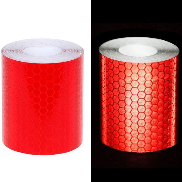 

2pcs reflective safety warning conspicuity tape film sticker multicolor suitable
