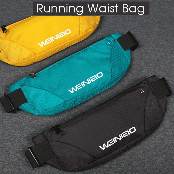 

outdoor bags running waist pack wwith adjustable belt waterproof large capacity bag for sports cycling skiing hiking camping
