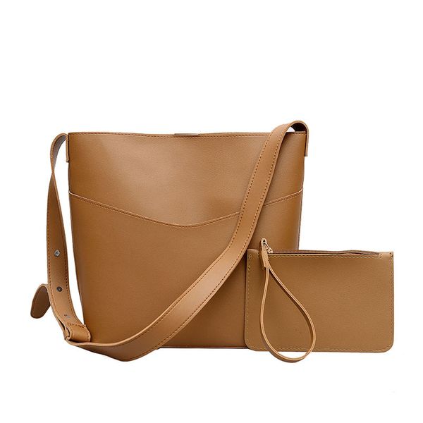 

дизайн женщины ведро сумка большой емкости случайные плеча сумка pu кожа сплошной цвет сумки женские дамы сцепления