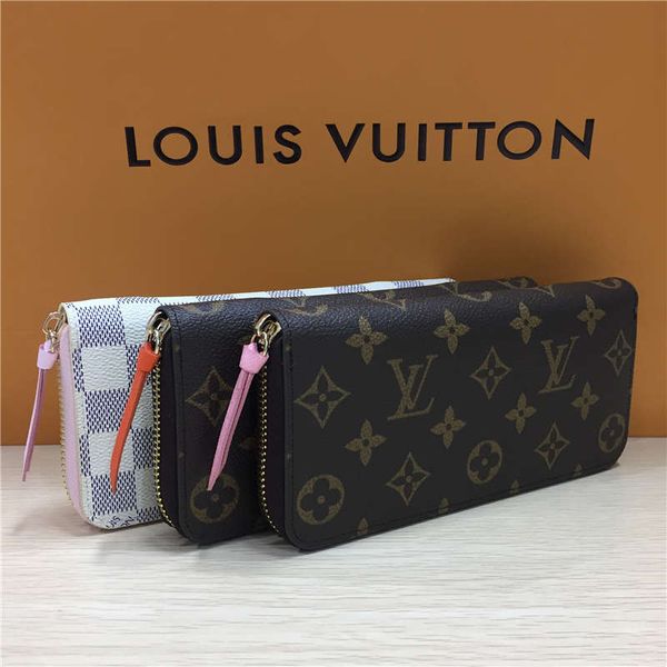 

Luxury wallet de igner wallet women de igner handbag pur e clutch wallet leather de igner pur e card holder hipping with box 545454917, Red;black