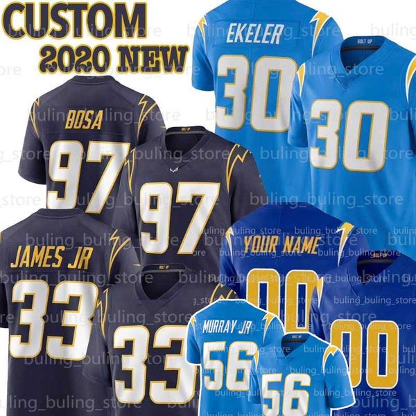 

custom los angeles 30 austin ekeler jersey charger 86 hunter henry 56 kenneth murray jr 19 lance alworth ladainian tomlinson junior seau, Blue;black