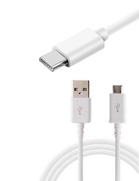 Micro USB Зарядное устройство Тип кабеля C Данные зарядки Высококачественный проводной шнур проволоки для Samsung S4 S6 S7 S8 S9 Huawei P 8 7 HTC 6 LG G5 Телефон