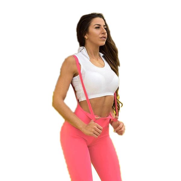 

5076 yoga exquisite fabric milk silk breathable slim sweat slim fit hips anti-stripping sports leggings, White;red