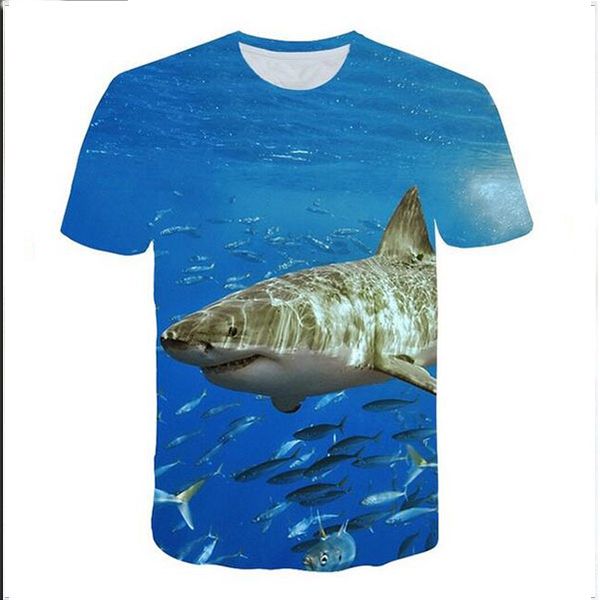 

3d print cosplay leisure fish t shirt streetwear men women fashion camouflage t-shirt harajuku shirts funny tshirt a088, White;black