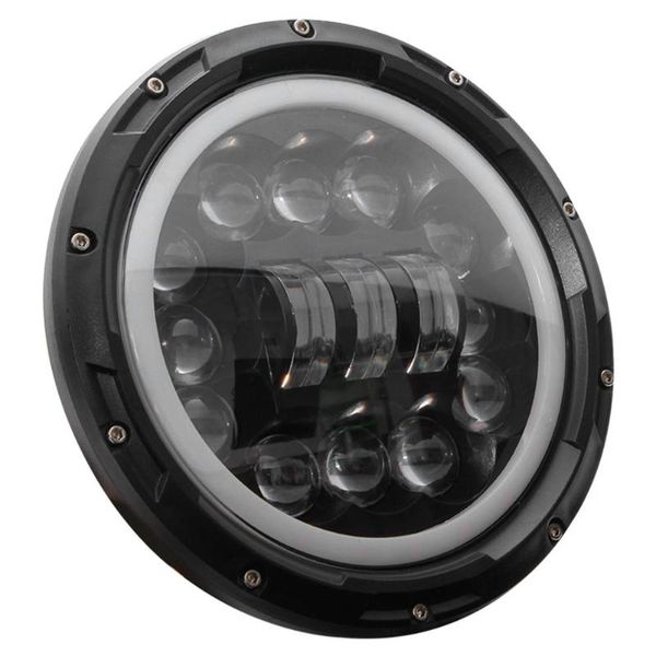 

7 inch 400w/500w h4 led bulbs round angel eye led headlight for wrangler lamp for auto car truck suv
