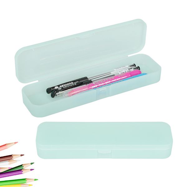 

multifunctional custom creative pencil case translucent frosted pencil case student storage plastic student stationery box