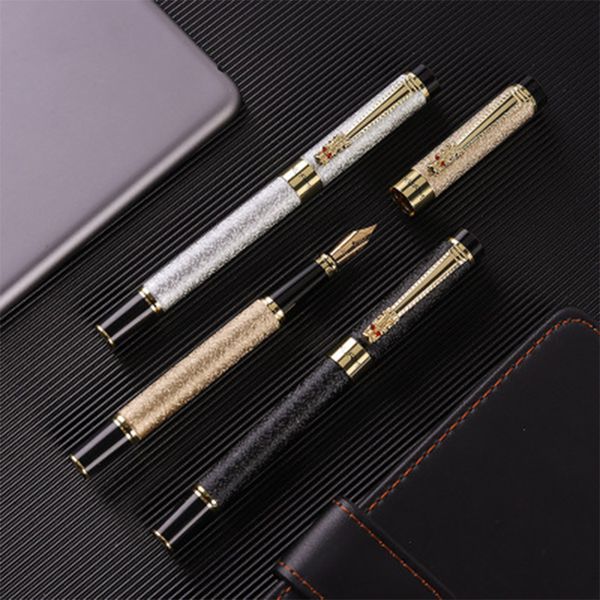 

fountain pen brand duke luxury metal business office pens dragon crystal diamond writing gift ink pen for christmas gift