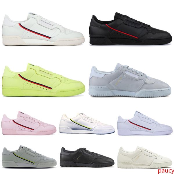 

2019 new powerphase calabasas continental 80 casual shoes core black white pink semi-frozen yellow grey women mens trainer sports sneakers