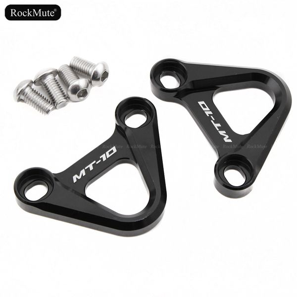 

rear footrest blanking plates for yamaha mt-10 fz-10 2016-2020 motorcycle left right racing hook replacing rear foot rest hanger