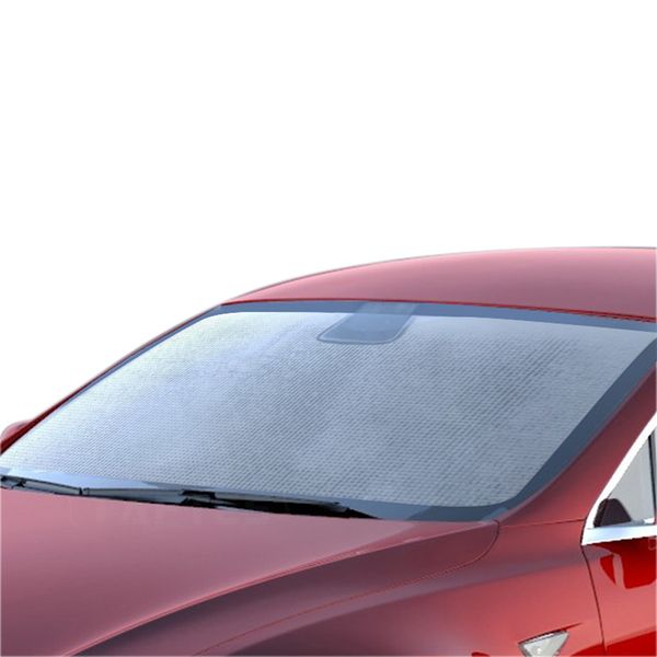

carprie for model 3 car windshield sunshade silver visor durable 134x89x120cm sunproof heat insulation protection visor