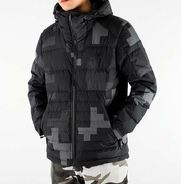 

luxury doudoune designer down jacket for mens jacket coats with patterns brand mens parkas winter mens clothing l-6xl, Black