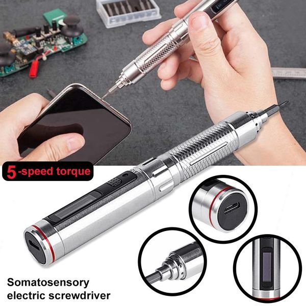 

es121 mini precision smart gyro motion control electric screwdriver bits set hot