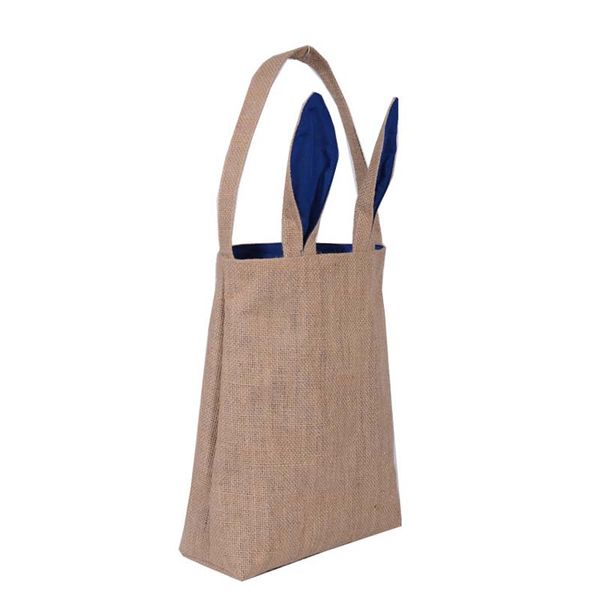 

new fashion jute burlap gift bag easter ears bag shopping gift bags wedding festival party decor bags ornaments
