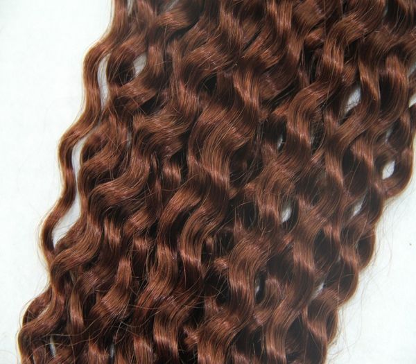 Dark Auburn Brown Color 100 Peruvian Human Hair Weave 10 30 Inchs