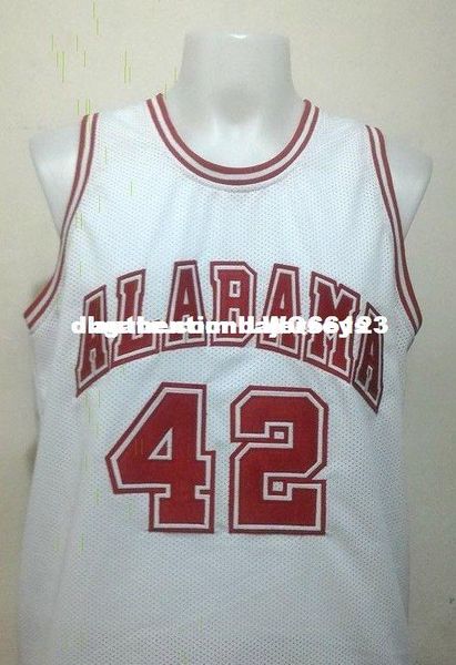 

#42 latrell sprewell alabama crimson tide stitched college university basketball jersey any name and letter xs-6xl vest jerseys, Black;blue