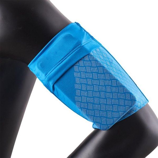 

women men reflective armband elastic sports running gym holder phone pouch exercise stretch workout fitness practical anti slip