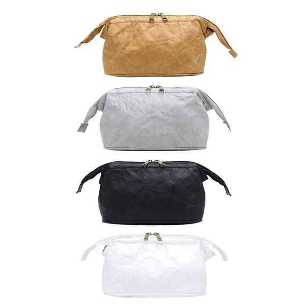 

solid color eco-friendly zipper clutch women money phone pouch makeup bags