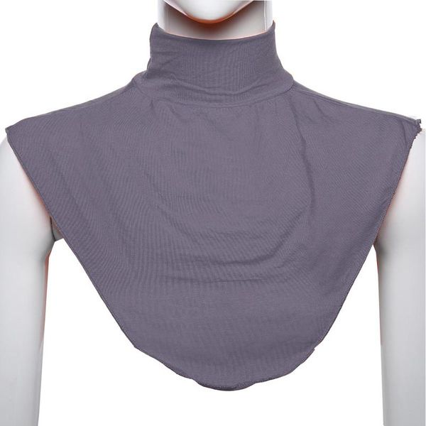 

2019 muslim women lady modal fake collar hijab neck shoulder cover neckwear fashion o66, Blue;purple