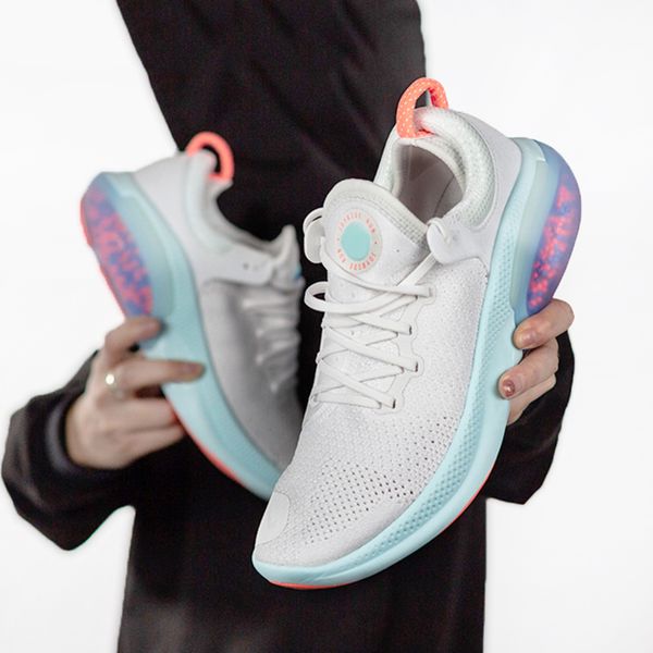 

2019 women mens joyride run fk knit running shoes white sail university red triple black bleached coral joyride shoes trainers sneakers