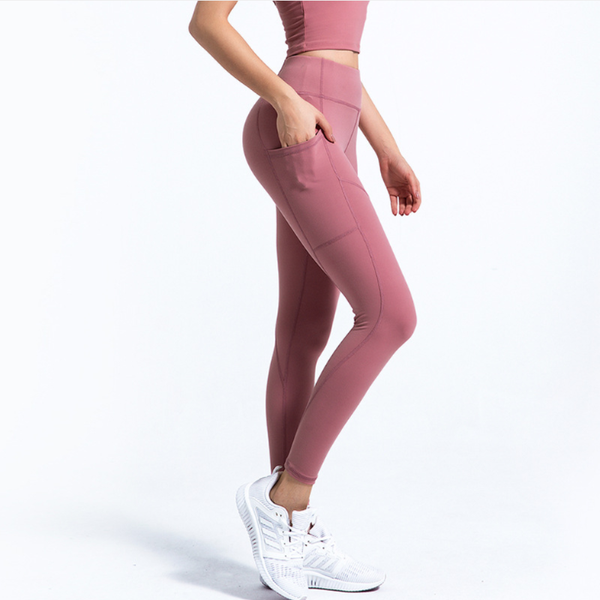 

y26k7183 pocket women's training sports yoga pants leggings gym fitness workout running tights women sport leggings, White;red
