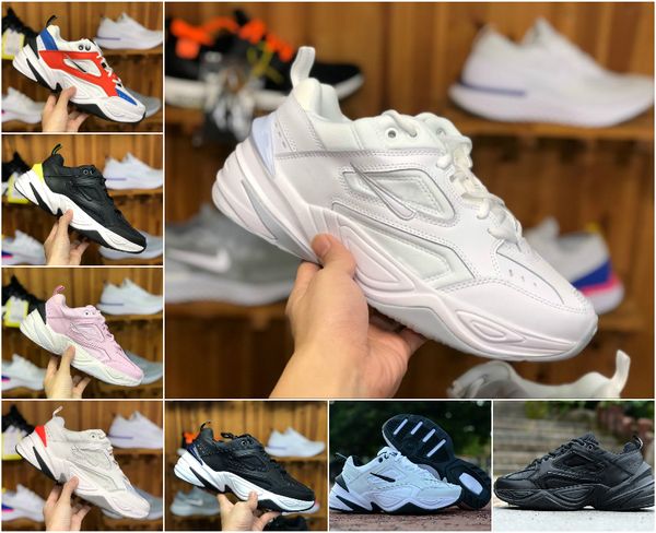 

Дешевые 2019 Дизайнер Air M2K Tekno Папа Обувь Мужчины Джон Эллиотт Paris Phantom Розовый Черны