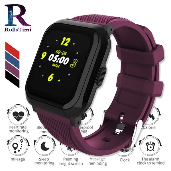 

new smart watch men women heart rate monitor blood pressure fitness tracker bluetooth smartwatch sport watch for ios android, Slivery;brown