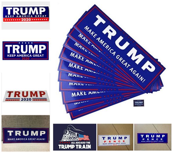 

2020 donald trump car stickers keep make america great decal for car styling vehicle paster novelty items trump stickers, Red;brown