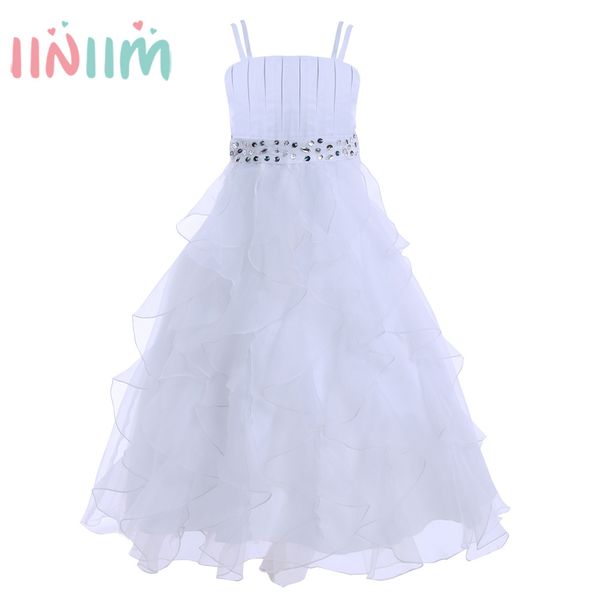 

iiniim flower girl dress летние платья на день рождения оборками для детского костюма выпускного вечера vestido de festa toddler girl dresse, Black;gray