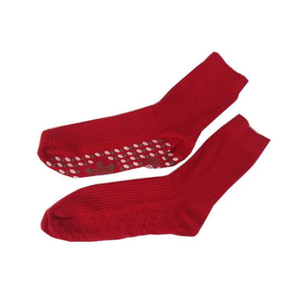 

anti-fatigue self-heating health care socks tourmaline magnetic therapy comfortable breathable massage socks, Black