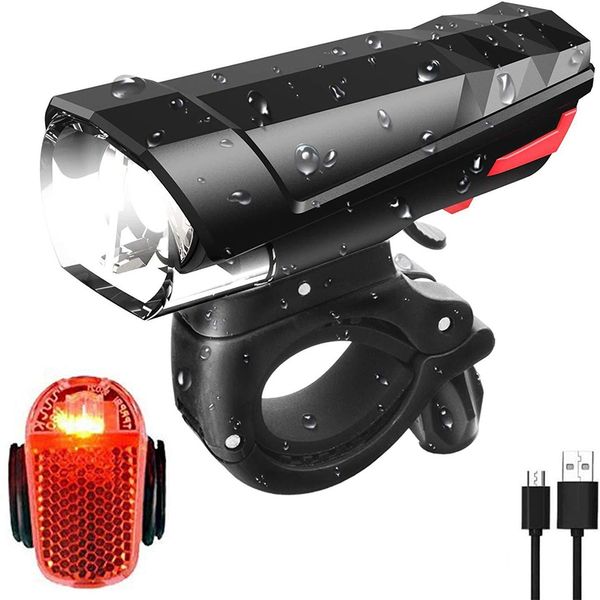 

bike light comes with tail light powerful bike headlight compatible with mountain kids street bikes front and back illumina