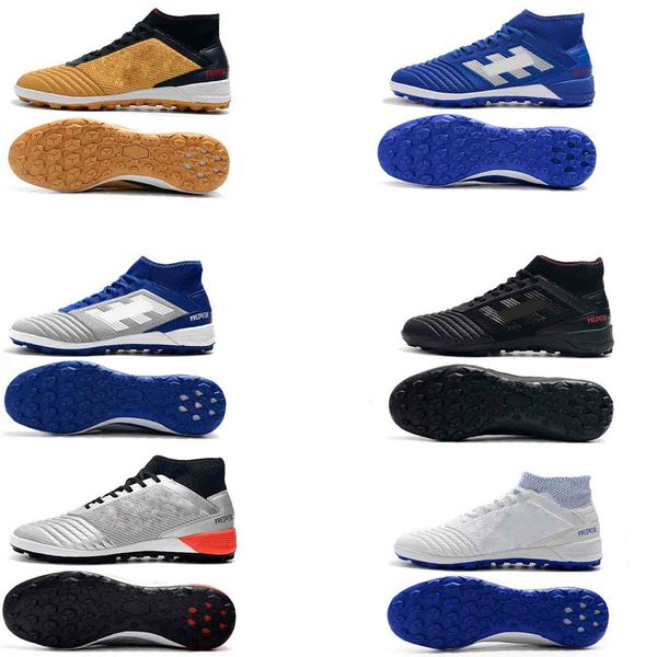 

2019 mens soccer shoes predator 19.3 tf 35-45 indoor soccer cleats predator 19 accelerator tango football boots tacos de futbol