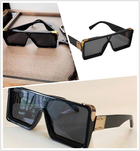 

the latest popular men designer sunglasses spring and summer series retro square frame glasses 1257e uv400 protection, White;black