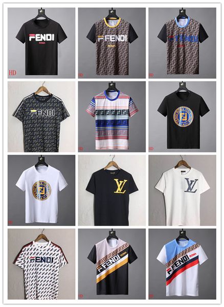 

Мужская новая неделя моды высокое качество 100% хлопок с коротким рукавом футболка