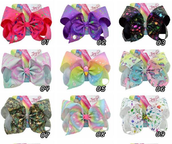 8 Inch Girl Hair Bows Barrettes Lolita Hair Bowknot Children Girls