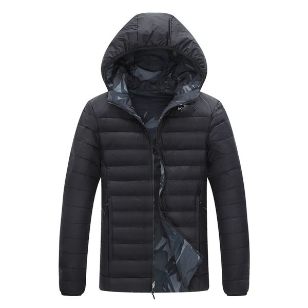 

fashion warm down jacket face north designer winter mens jacket outdoor casual windproof men hooded jackets coat selling, Black