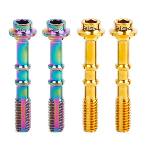 

4 lot titanium alloy hydraulic disc bolts hydraulic disk caliper