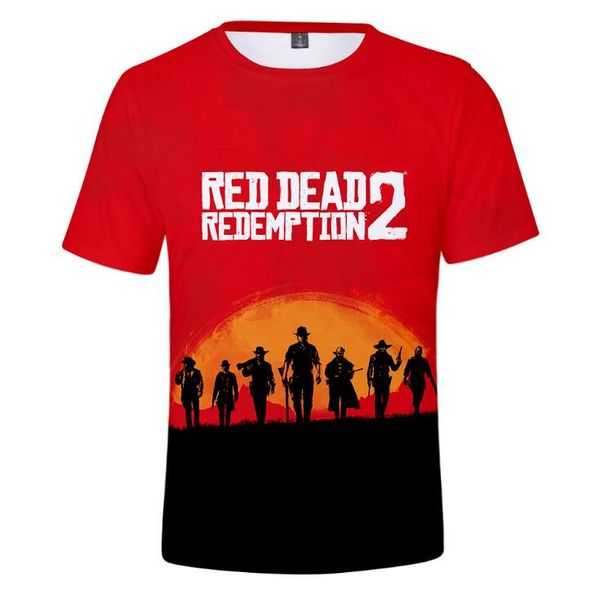 

bts red dead redemption 2 3d print summer tshirt women/men short sleeve casual fans hip hop t-shirt print top, White;black