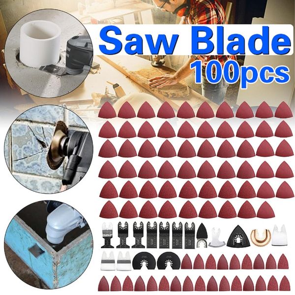 

100pcs multitool saw blade oscillating blade multi tool circular saw blades for renovator for fein multimaster wood cutting ki