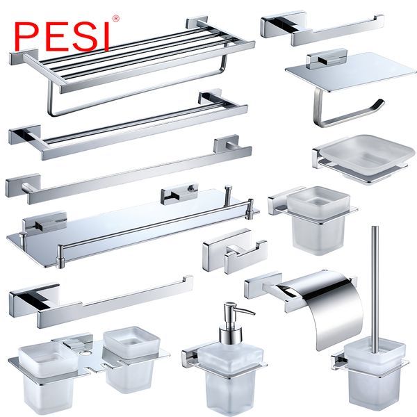 

all brass bathroom hardware set robe hook towel rail rack bar shelf paper holder toothbrush holder bathroom accessories,chrome