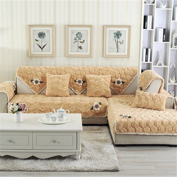 

thicken floral sofa covers towels for living room decoration non-slip couch slipcover universal case home textiles almofadas