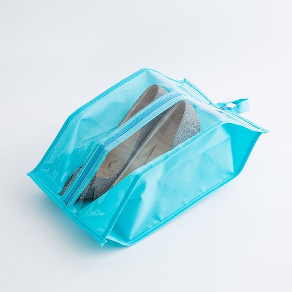 

portable useful shoes bag travel storage pouch luggage organizer bag oxford shoes container dust-proof carry sack