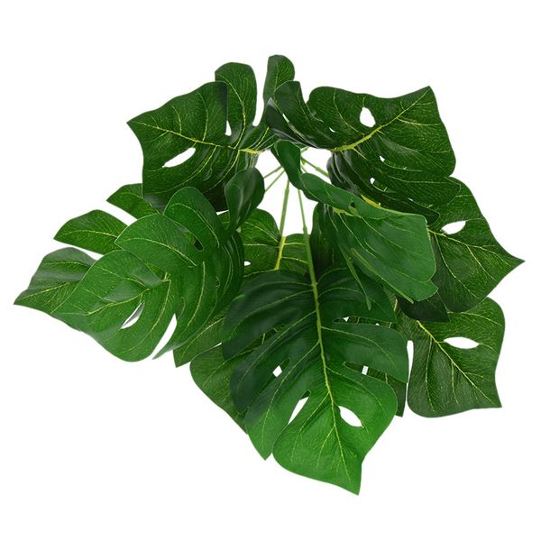 

artificial turtle leaf pvc plant branch modern home party wedding decorative supplies drop shipping