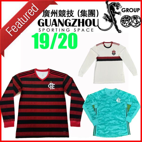 

19 20 футбольные майки с длинным рукавом фламенго 2019 2020 версия для игрока camisetas diego rafinha gerson gabriel b вратарь футбольная ру, Black;yellow