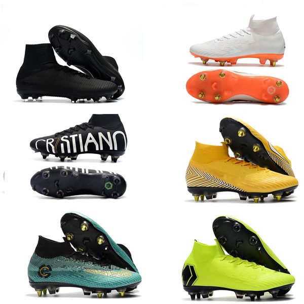 

mens mercurial elite superflyx vi elite cr7 ronaldo exclusive fg 11 high soccer shoes kids women boys football boots futbol
