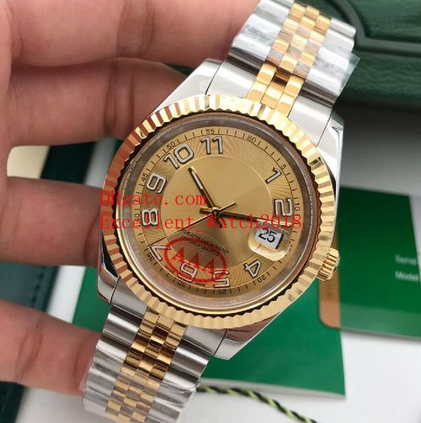 

5 buy watches watch 36 mm 126234 126334 278273 two tone gold date asia 2813 movement automatic watch watches, Slivery;brown