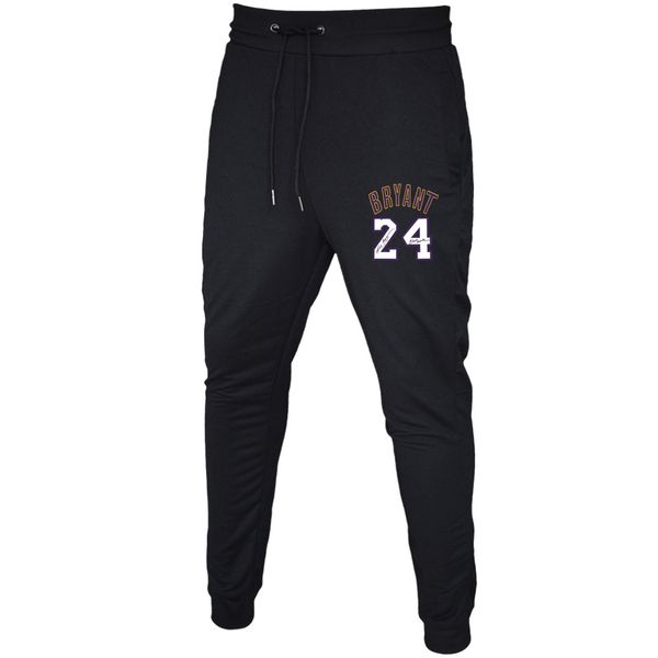 

mens designer pants spring summer fashion leisure trousers new brand long pencil pants casual sports number 24 printing pants size s-xxl